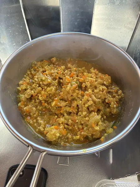 ４毒抜きキーマカレーです。