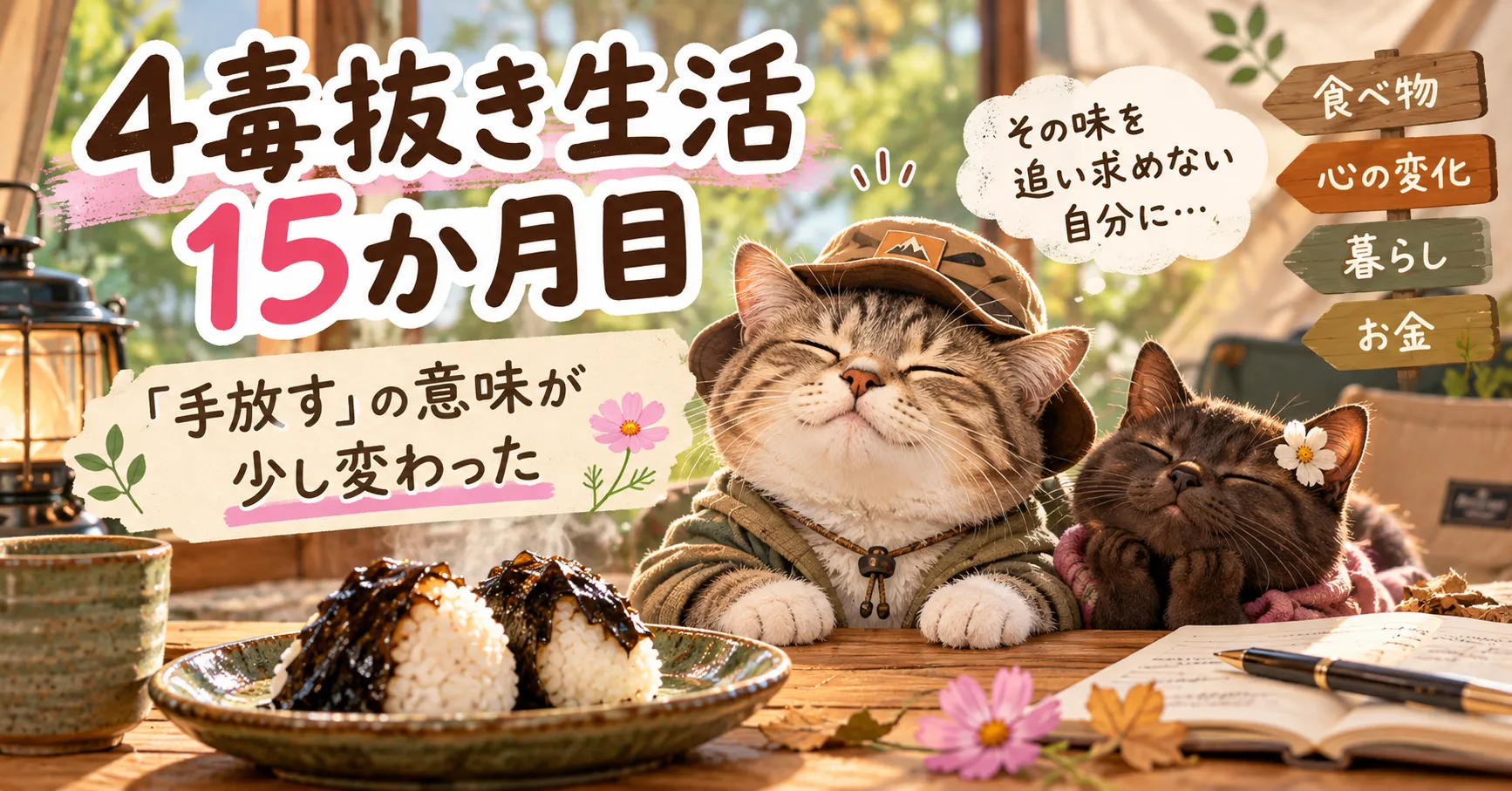 ４毒抜き生活15か月目